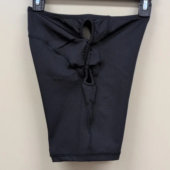 Savage X Fenty Black Wildcat High Waist Shorts Size Medium - Picture 8 of 8